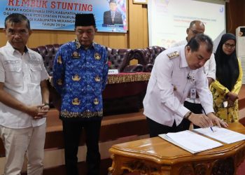 Pj Bupati Merangin Buka Rakor Rembuk Stunting 2024