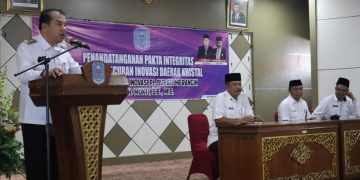 Pj Bupati H Mukti Bersama Balitbang Merangin Luncurkan Inovasi Desa Kristal