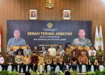 Hadiri Serah Terima Jabatan Kepala BPK Perwakilan Provinsi Jambi, Edi Purwanto: Tetap Bangun Koordinasi dan Komunikasi