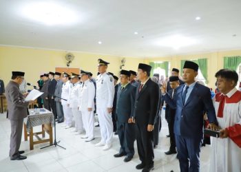 Pemkab Tanjab Barat Melalui BKPSDM Laksanakan Pelantikan dan Sumpah Jabatan 36 Pejabat Manajerial