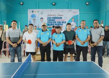 Bupati Anwar Sadat Lantik Pengurus PTMSI Tanjab Barat Periode 2024-2028