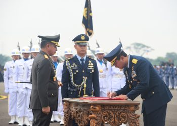 Panglima TNI Pimpin Serah Terima Jabatan Kepala Staf TNI Angkatan Udara 