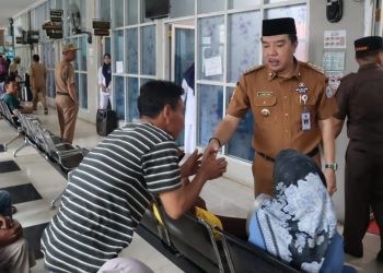 Pasca Lebaran Idul Fitri 1445 H, Pj Bupati Merangin Sidak Ke Kantor Pelayanan Publik, Salah Satunya Ke RSU Kol Abunjani 