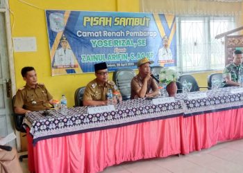 Kantor Camat Renah Pembarap Gelar Pisah Sambut Jabatan Camat
