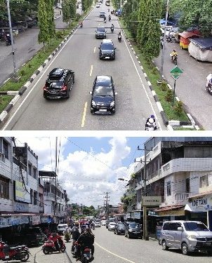 Kendaraan dan Aktivitas Masyarakat Kembali Normal Hari Terakhir Libur Lebaran di Kabupaten Merangin