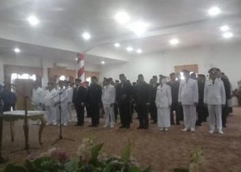 Pj Bupati Merangin H Mukti Melantik 60  Pejabat Eselon III dan IV