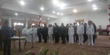 Pj Bupati Merangin H Mukti Melantik 60  Pejabat Eselon III dan IV