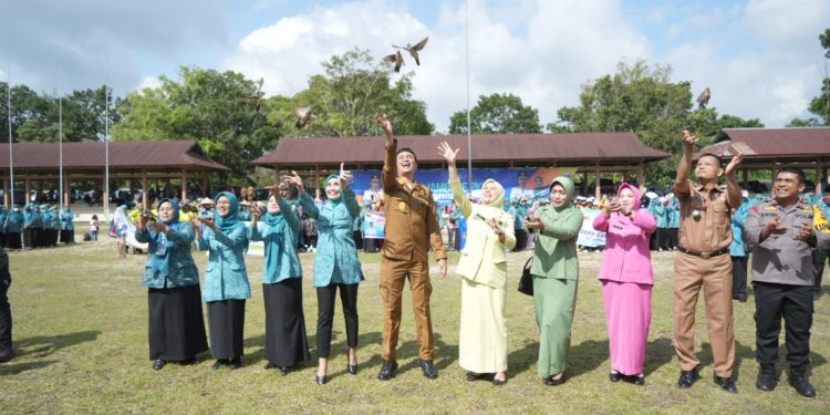 PJ Bupati Bachyuni Hadiri Pembukaan Jambore PKK Kabupaten Muaro Jambi Tahun 2024