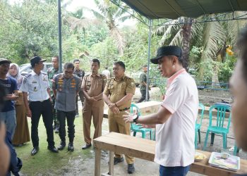 PJ Bupati Bachyuni Tinjau Persiapan Distribusi Logistik Pemilu dan Kondisi TPS