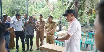 PJ Bupati Bachyuni Tinjau Persiapan Distribusi Logistik Pemilu dan Kondisi TPS