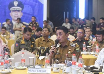 PJ Bupati Bachyuni Ikuti Rakor dalam Persiapan Pemilu Serentak 2024