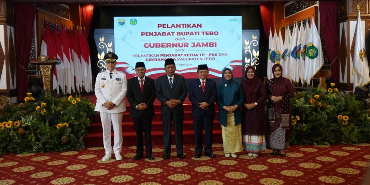 Lantik Pj. Bupati Tebo, Gubernur Al Haris Tekankan Jaga dan Kawal Pelaksanaan Pilkada 2024