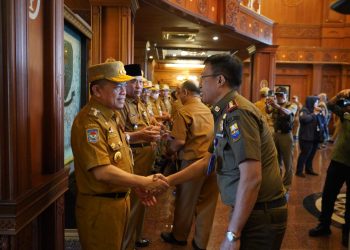 Hari Pertama Masuk Kerja, Al Haris Gelar Halal Bihalal dengan Ratusan Pegawai Pemprov Jambi