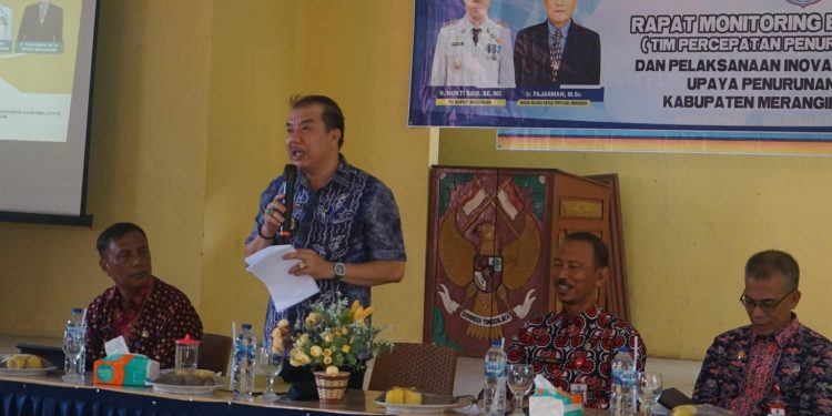 Pj Bupati Merangin Buka Rakor Monev Kinerja Tim Percepatan Penurunan Stunting 2024 