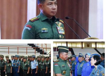 Panglima TNI Pimpin Acara Laporan Korps Kenaikan Pangkat 75 Perwira Tinggi TNI