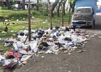 Sampah dibuang di Pinggir Jalan Jalur Tiga Merangin oleh Masyarakat, Kadis LH : Masih Rendahnya Kesadaran Buang Sampah Ke TPS 
