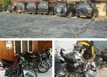 Tindaklanjuti Surat dari KPK dan BPK, Pemda Merangin Tarik Mobil dan Sepeda Motor dari Berbagai Pihak