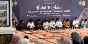 Halal Bihalal DPRD Jambi, Edi Purwanto: Ini Halal Bihalal Terakhir Saya Sebagai Ketua DPRD Jambi