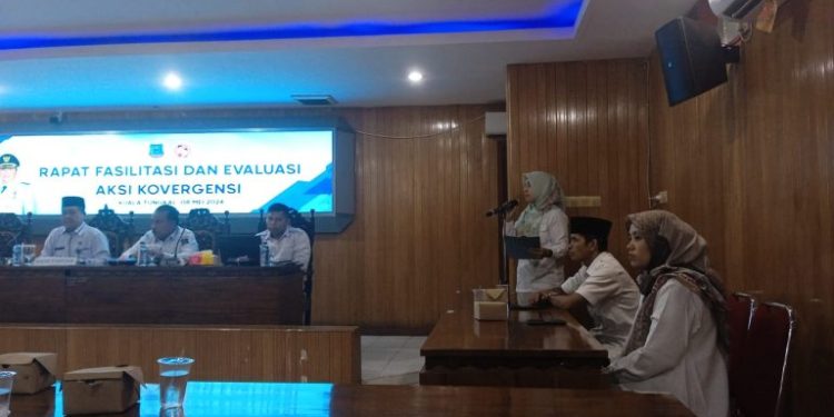 Pemkab Tanjab Barat Gelar Rapat Fasilitasi dan Evaluasi Aksi Konvergensi Pencegahan Stunting