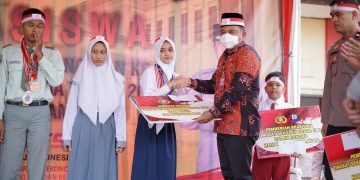 Sekda Muaro Jambi Hadiri HUT Bhayangkara ke 78