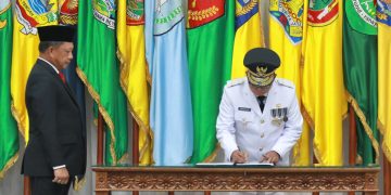 Mendagri Lantik Staf Ahli Kemenpora Samsudin sebagai Penjabat Gubernur Lampung 