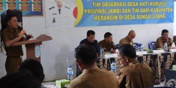 Tiga Desa di Kabupaten Merangin  Ikuti Observasi Desa Anti Korupsi
