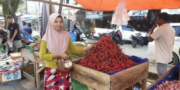 Harga Cabe Merah di Kabupaten Merangin Tembus Rp60 Ribu, Pembeli dan Pedagang Berharap Harganya Turun