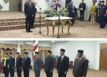 Pj Bupati Merangin diwakili Sekda Melantik 5 Pejabat Eselon II Hasil Job Fit dan 2 Jabatan Fungsional
