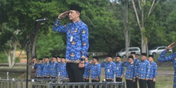 Pj Bupati Bachyuni Deliansyah Pimpin Upacara Hari Kesadaran Nasional