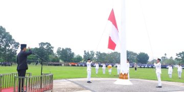 Pj Bupati Raden Najmi Pimpin Upacara Peringatan Hari Lahir Pancasila