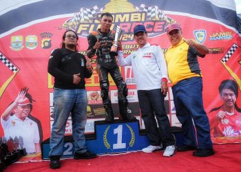 Pj Bupati Raden Najmi Dampingi Gubernur Tutup Kejuaraan Balap Motor Jambi Fun Race Tahun 2024