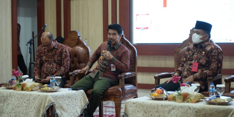 Pj Bupati Muaro Jambi Buka Rapat Evaluasi dan Tindak Lanjut Pembangunan Sistem Pencegahan Korupsi