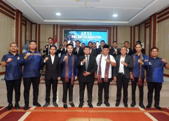 Sekda Budhi Hartono Hadiri Pelantikan HIPMI Kabupaten Muaro Jambi