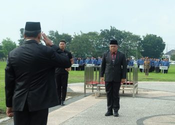 Sekda Muaro Jambi Pimpin Upacara Peringatan Hari Otonomi Daerah