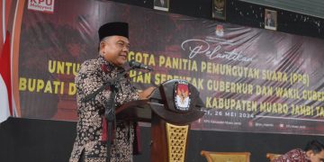 Sekda Muaro Jambi Hadiri Acara Pelantikan Anggota Panitia PPS