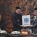 Pj Bupati Merangin Dengarkan Pandangan Umum Fraksi Pada Paripurna DPRD Tentang Ranperda APBD 2023
