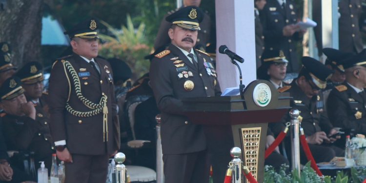 Pimpin Upacara Peringatan HBA Ke-64 Tahun 2024, Jaksa Agung Sampaikan 7 Perintah Harian