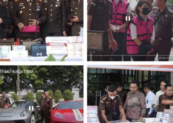 Jaksa Penyidik Serahkan 2 Tersangka dan Barang Bukti Kasus Korupsi Komoditas Timah Ke Jaksa Penuntut Umum