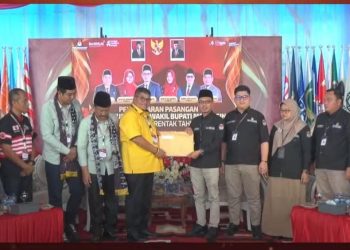 KPU Merangin Terima Pendaftaran Pasangan Calon Bupati dan Wakil Bupati Nalim-Nilwan