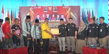 KPU Merangin Terima Pendaftaran Pasangan Calon Bupati dan Wakil Bupati Nalim-Nilwan