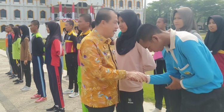Pj Bupati Merangin Beri Motivasi dan Semangat ke Paskibraka 2024