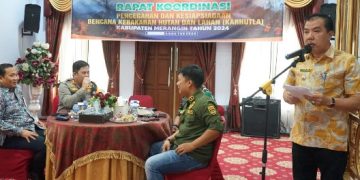 Terdeteksi 103 Titik Api, Pj Bupati H Mukti : Merangin Siaga Darurat Karhutla 