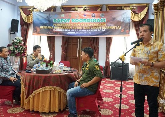 Terdeteksi 103 Titik Api, Pj Bupati H Mukti : Merangin Siaga Darurat Karhutla 