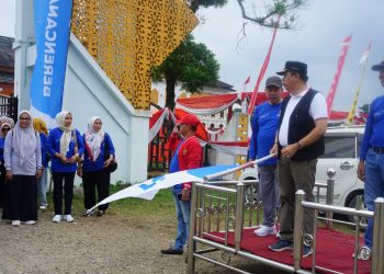 Pj Bupati H Mukti Lepas Gerak Jalan Santai Peringatan Harganas ke-31 Tingkat Provinsi Jambi di Merangin 