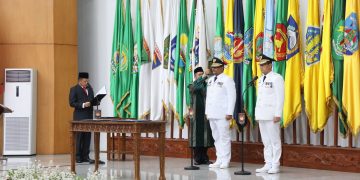 Mendagri Lantik Safrizal ZA Menjadi Pj Gubernur Aceh dan Sugito Pj Gubernur Kepulauan Babel