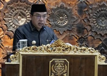 Nota Keuangan Perubahan APBD Merangin Tahun Anggaran 2024 di sampaikan Pj Bupati H Mukti 