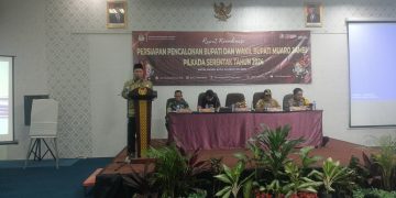 KPU Muaro Jambi Gelar Rakor Persiapan Pencalonan Bupati dan Wakil Bupati Muaro Jambi Tahun 2024