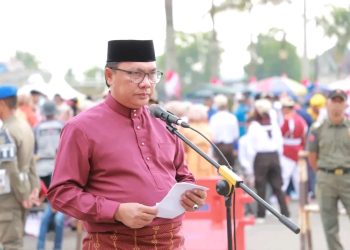 Pj Sekda Tanjab Barat Lepas Pawai Budaya dan Pembangunan