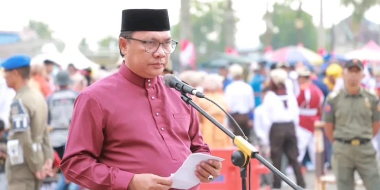Pj Sekda Tanjab Barat Lepas Pawai Budaya dan Pembangunan