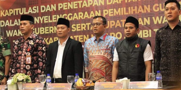 KPU Muaro Jambi Gelar Rapat Pleno Terbuka Penetapan DPT Untuk Pilkada Tahun 2024